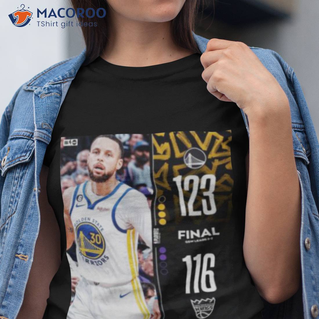 Golden State Warriors 123 – 116 Kings 2023 Nba Playoffs Matchup Final Score Shirt Golden State Warriors 123 – 116 Kings 2023 Nba Playoffs Matchup Final Score Shirt