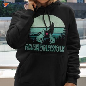 Grandmawolf For Lovers Mom Grandma Wolf & Wolves Mothers Day Shirt 2 grandmawolf for lovers mom grandma wolf amp amp wolves mothers day shirt hoodie 2
