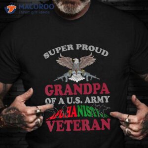 Grandpa Of Army Afghanistan Veteran T-Shirt