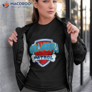 grandpa patrol shirt dog mom dad funny gift birthday party shirt tshirt 3