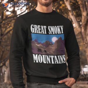 great smoky mountains national park bear kids hiking nature shirt sweatshirt