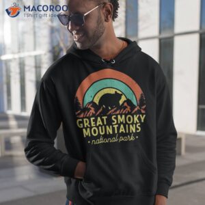 Great Smoky Mountains National Park Retro Sunset Vintage Shirt 1 great smoky mountains national park retro sunset vintage shirt hoodie 1
