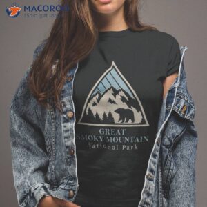 Great Smoky Mountains National Park Retro Sunset Vintage Shirt