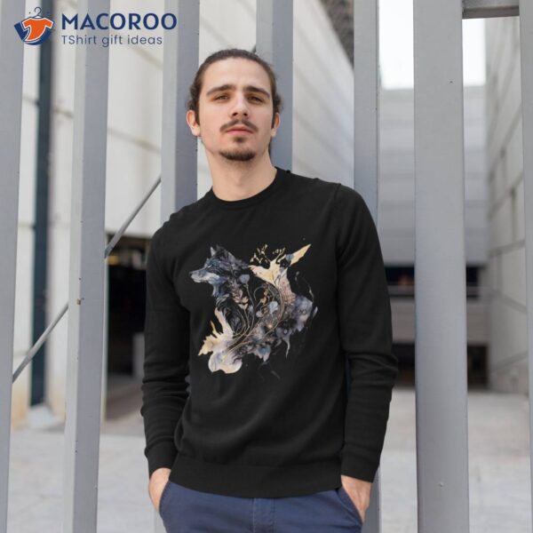 Great Wolf Motif – Modern Art Realistic Shirt