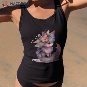 great wolf motif with flowers puppy baby pack shirt tank top 2