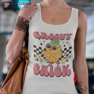 groovy chick retro groovy easter outfit girls boys toddlers shirt happy easter from my family to yours tank top 4