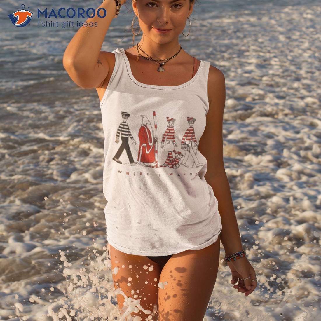 Group Walk Stripes Zip Where’s Waldo Shirt Group Walk Stripes Zip Where’s Waldo Shirt