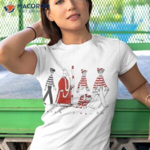 Group Walk Stripes Zip Where’s Waldo Shirt 3 group walk stripes zip wheres waldo shirt tshirt 1