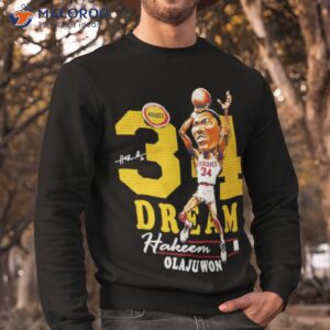 hakeem olajuwon caricatures houston signature shirt sweatshirt 1