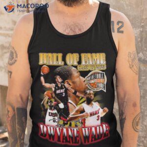 hall of fame class of 2023 basketball dwyane wade signature shirt 2 tank top