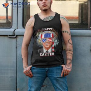 happy easter confused joe biden 4th of july shirt tank top 2