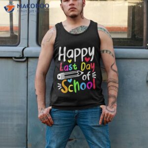 happy last day of school students funny summer beak shirt tank top 2