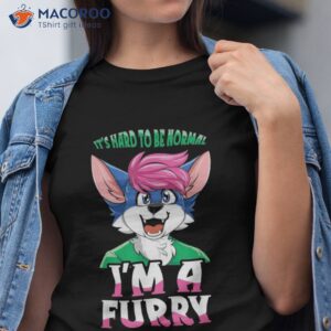 Hard Normal Fox Proud Furry Tail Ear Person Cosplay Shirt
