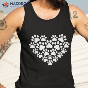 heart paw print dog amp amp cat mom dad mother s day fathers shirt tank top 3