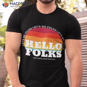 Hello Folks The Nateland Podcast Vintage Shirt