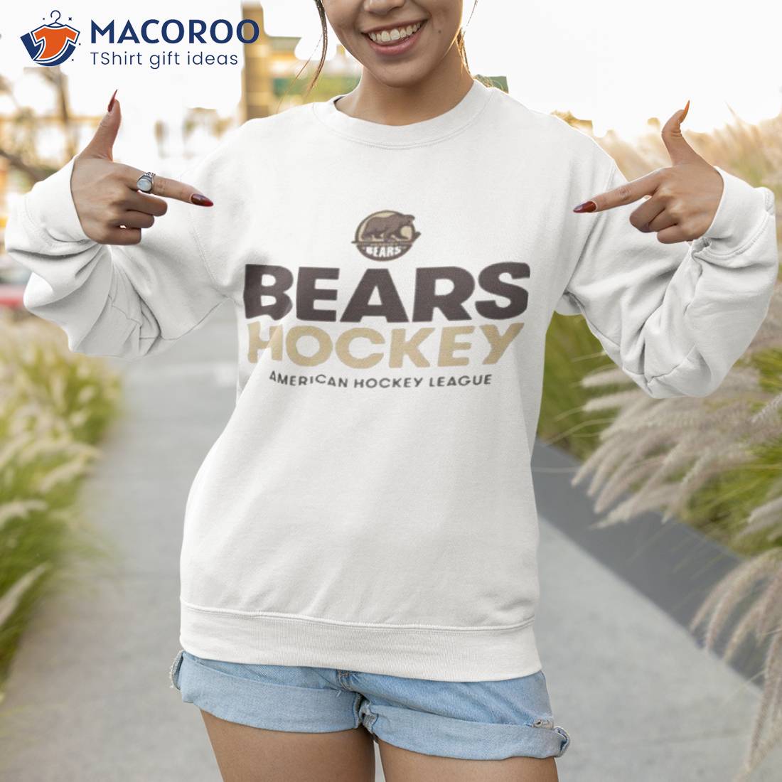 Hershey Bears Hockey Adult Long Sleeve Shirt