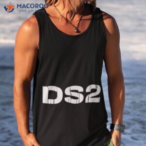 hideo kojima and elle wearing ds2 shirt tank top