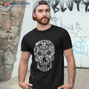 Hip Hop Boombox Hiphop Boombox Skull Bboy Breakdancing Rap T-Shirt, For The Record