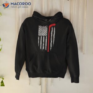 Hockey American Flag Shirt Tee Shirts