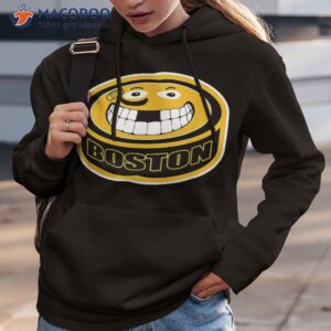 hockey boston mass funny kid adult puck smile face gift shirt hoodie 3