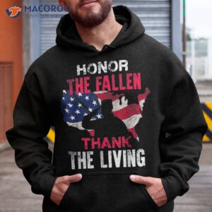 honor the fallen veteran themed military support t shirt hoodie