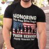 Honoring The Great Never Forget Their Service Memorial Day Shirt