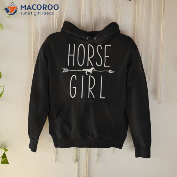 Horse Girl I Love My Horses Equestrian Horseback Riding Shirt