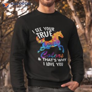 horse owner autism awareness different shirt sweatshirt