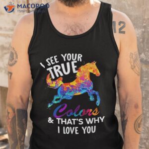 horse owner autism awareness different shirt tank top