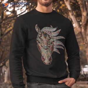 horse tribal abstract art native american geometric shirt sweatshirt