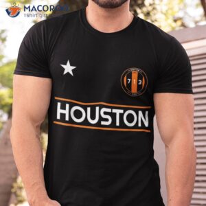 houston 713 round custom city badge shirt tshirt