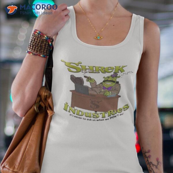 $hrek Industries Cartoon Art Shrek Shirt
