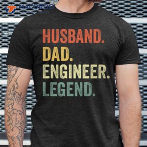 Husband Dad Engineer Legend T-shirt