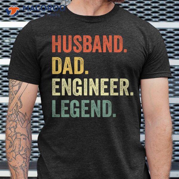 Husband Dad Engineer Legend T-shirt