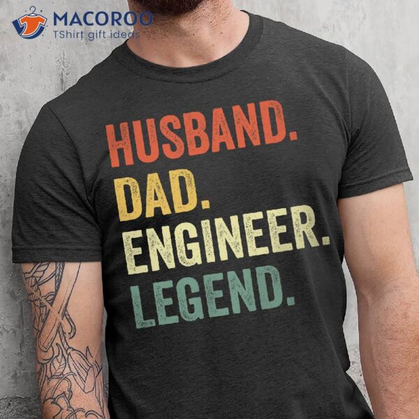 Husband Dad Engineer Legend T-shirt