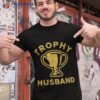 Husband Trophy Cup Vintage Retro Design Father’s Day Gift Shirt