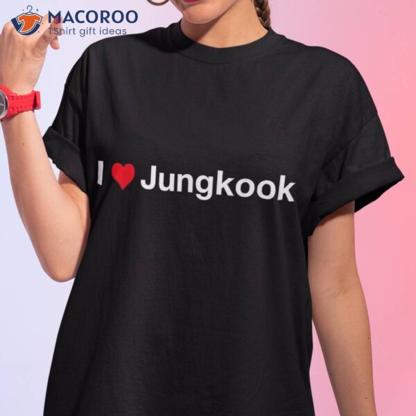 I Heart Jungkook Shirt