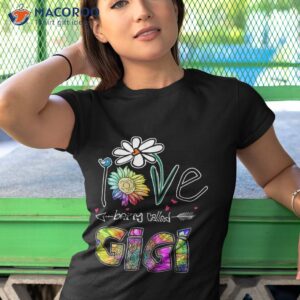 i love being called gigi daisy sunflower mother s day gifts shirt tshirt 1