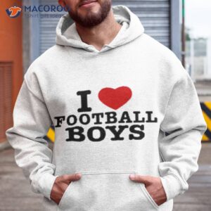 i love football boys t shirt hoodie