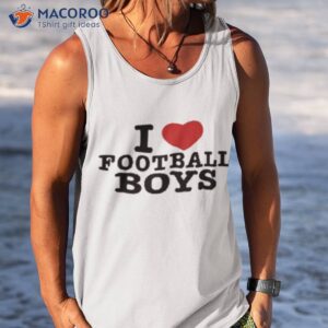 i love football boys t shirt tank top