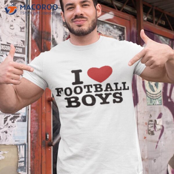 I Love Football Boys Shirt