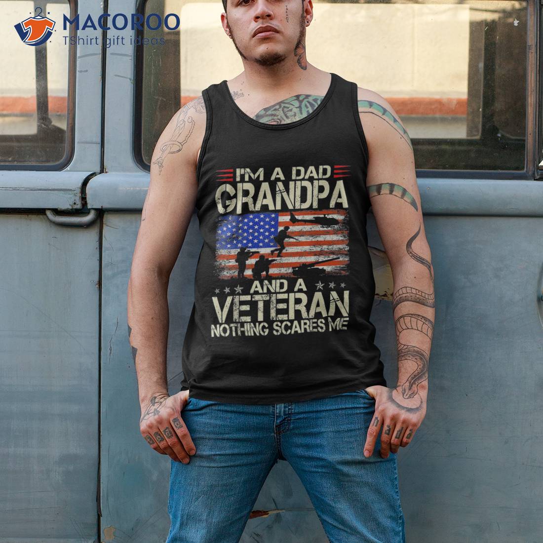 I’m A Dad Grandpa And Veteran Fathers Day Papa Gifts Shirt I’m A Dad Grandpa And Veteran Fathers Day Papa Gifts Shirt