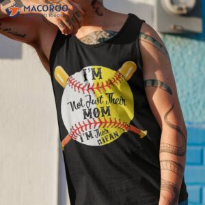 i m their number 1 fan softball baseball mom shirt tank top 1