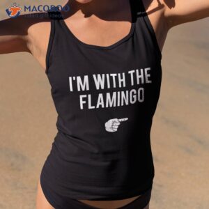 i m with flamingo halloween costume party matching shirt tank top 2