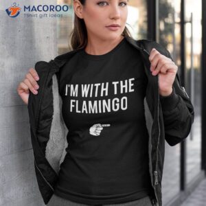 i m with flamingo halloween costume party matching shirt tshirt 3