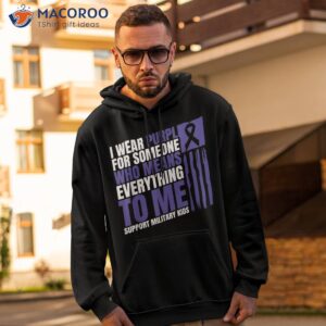 i wear purple up for military kids military child month shirt hoodie 2