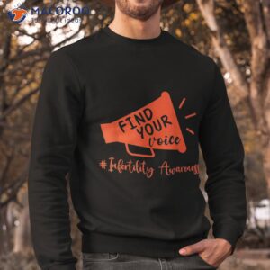 in april we wear orange infertility awareness week ivf shirt sweatshirt