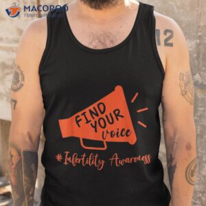 in april we wear orange infertility awareness week ivf shirt tank top