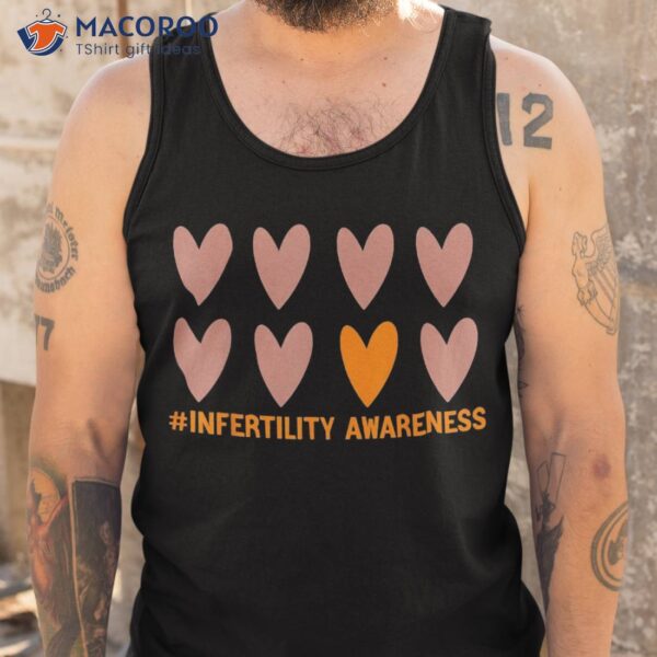 In April We Wear Orange Infertility Awareness Week Ivf Shirt