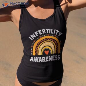 in april we wear orange infertility awareness week rainbow shirt tank top 2